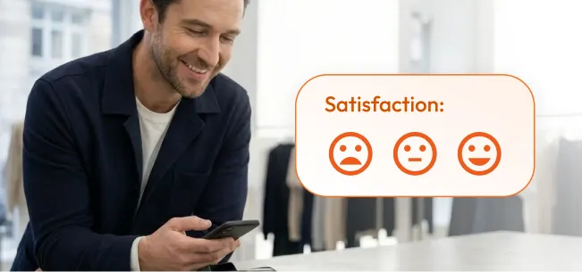 Real-Time Customer Satisfaction visual